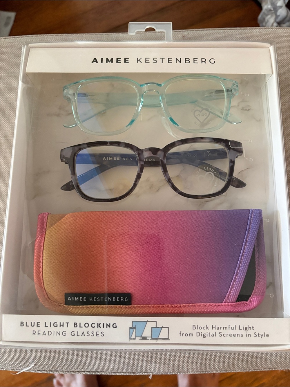Aimee Kestenberg Blue Light Blocking Reading Glasses - 2.0